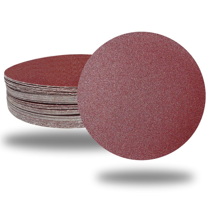 SACKORANGE 50 PCS 6 Inch 180 Grit PSA Sanding Discs Self Adhesive Sticky-Back Sandpaper for 6" DA Sander Automotive Car Paint Woodworking Wood Metal Finishing - Image 1